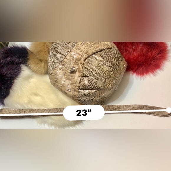 💎VIVA OF CALIFORNIA USA💎Snakeskin hobo,Large and beautiful bag.💎#VIVA - Picture 13 of 17